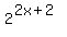 2%5E%282x%2B2%29