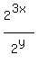 2%5E%283x%29%2F2%5Ey