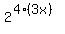2%5E%284%2A%283x%29%29