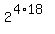 2%5E%284%2A18%29