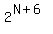 2%5E%28N%2B6%29