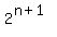 2%5E%28n%2B1%29