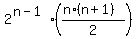 2%5E%28n-1%29%2A%28%28n%2A%28n%2B1%29%29%2F2%29
