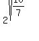2%5E%28sqrt%2810%2F7%29%29