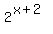 2%5E%28x%2B2%29