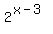 2%5E%28x-3%29