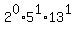2%5E0%2A5%5E1%2A13%5E1