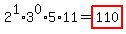 2%5E1%2A3%5E0%2A5%2A11=highlight%28110%29