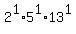 2%5E1%2A5%5E1%2A13%5E1