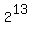 2%5E13