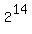2%5E14