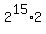 2%5E15%2A2