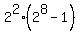 2%5E2%282%5E8+-+1%29