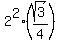 2%5E2%2A%28sqrt%283%29%2F4%29