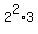 2%5E2%2A3