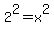 2%5E2=x%5E2