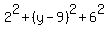 2%5E2+%2B+%28y-9%29%5E2+%2B+6%5E2