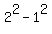 2%5E2-1%5E2