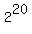 2%5E20+