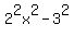 2%5E2x%5E2-3%5E2