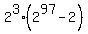 2%5E3%282%5E97-2%29