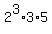 2%5E3%2A3%2A5