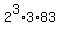 2%5E3%2A3%2A83