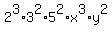 2%5E3%2A3%5E2%2A5%5E2%2Ax%5E3%2Ay%5E2