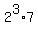 2%5E3%2A7+