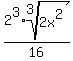 2%5E3%2Aroot+%283%2C+2x%5E2%29%2F16