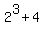 2%5E3%2B4