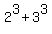2%5E3+%2B+3%5E3%29