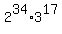 2%5E34+%2A+3%5E17