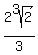 2%5E3sqrt%282%29%2F3