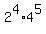 2%5E4%2A4%5E5