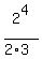 2%5E4%2F%282%2A3%29