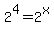 2%5E4+=+2%5Ex