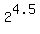 2%5E4.5
