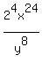 2%5E4x%5E24%2Fy%5E8
