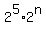 2%5E5%2A2%5En
