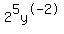 2%5E5y%5E-2