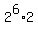 2%5E6%2A2