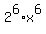 2%5E6%2Ax%5E6
