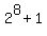 2%5E8%2B1
