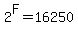 2%5EF=16250