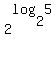 2%5Elog%282%2C5%29