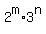 2%5Em%2A3%5En%29