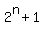 2%5En%2B1