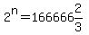 2%5En=166666%262%2F3