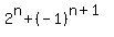 2%5En+%2B+%28-1%29%5E%28n%2B1%29+